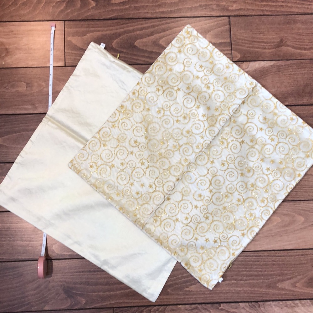 Sparkly Swirl cushion covers (set of two) BNWOT